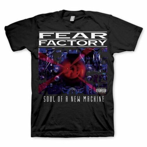 FEAR FACTORY - Soul Of A New Machine - T SHIRT S-M-L-XL-2XL Brand New Official Funny T Shirt Men