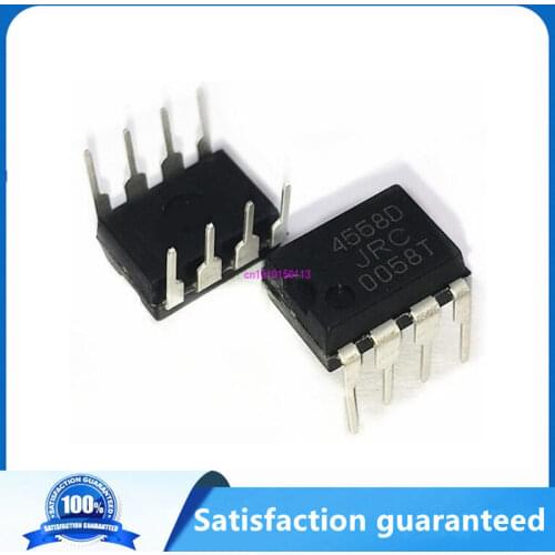 10PCS New JRC4558 4558 4558D JRC4558D DIP-8 Integrate IC Chip