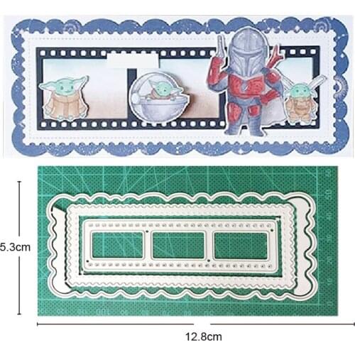 2021 metal cutting dies cut die mold Lace Frame Christmas Decoration Scrapbook paper craft knife mould blade punch stencils dies