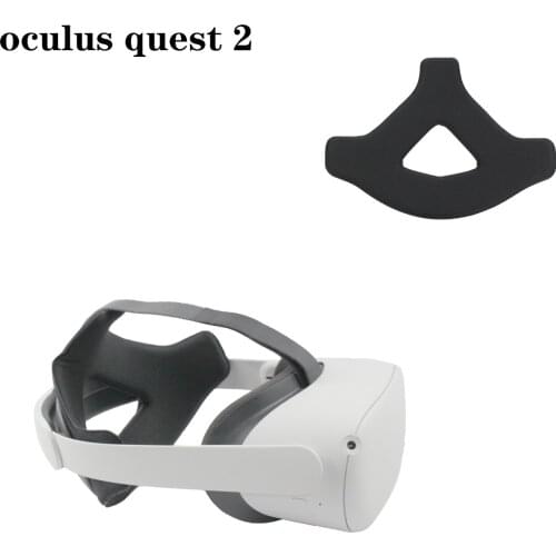 VR Headset Head Cushion Pad Headband For Oculus Quest 2 Elite Strap VR Helmet Head Pressure-relieving Strap Foam Pad Accessories