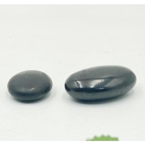 Sale 1pcs Tumbled Shungite Stone Healing35mm,60mm,Contain Carbon Fullerenes,Energy Stone Used For Meditation and Energy Balace