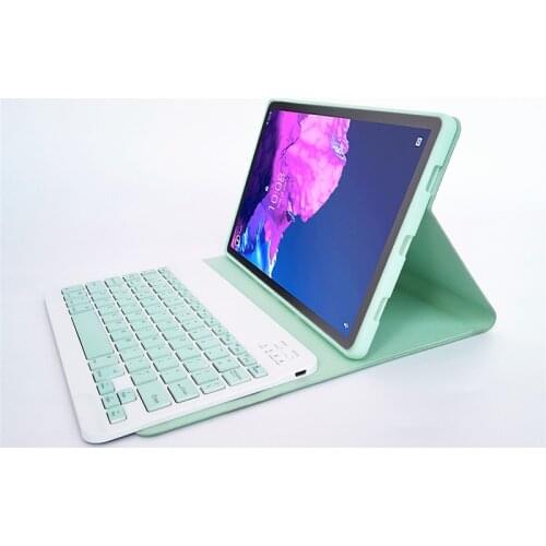 Hot Sale Green Purple Pink Wireless Bluetooth Keyboard With Protective Case Cover for Lenovo Tab P11 11