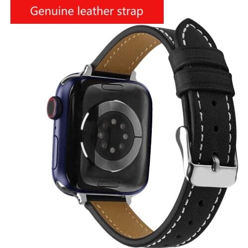 Hot sale Classical style for apple watch band Leather series SE 6 5 4 44mm 40mm for iwatch Genuine leather 3 2 38 42mm