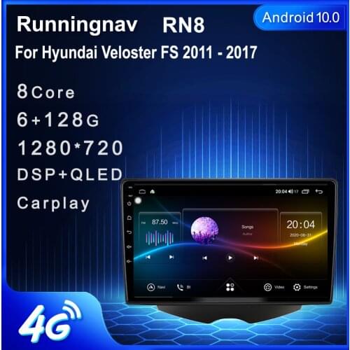 Runningnav For Hyundai Veloster FS 2011 2012 2013 2014 2015 2016 2017 Android Car Radio Multimedia Video Player Navigation GPS