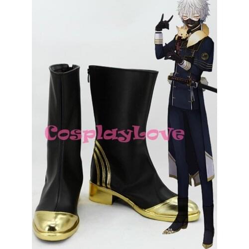 Custom Made Japanese Game Touken Ranbu Online Uchigatana Nakigitsune Cosplay Boots Shoes For Halloween Christmas