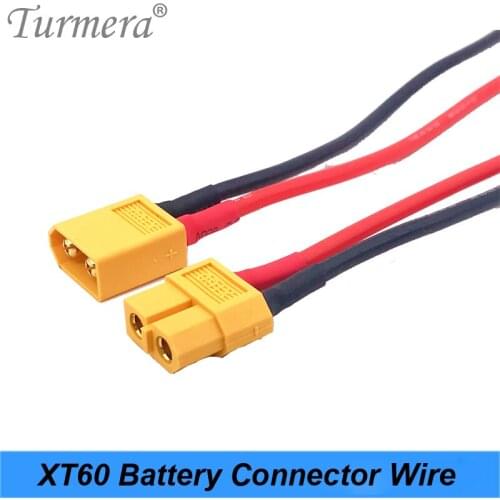 15cm Length XT60 Battery Male Female Connector Plug with Silicon 16 AWG Wire for 18650 Battery Connector Wire