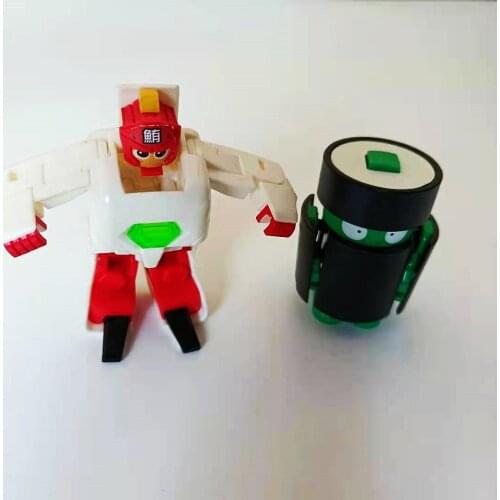 Random one piece Deform toy Metamorphosis figurines Transformation Robot Doll Educational Toys