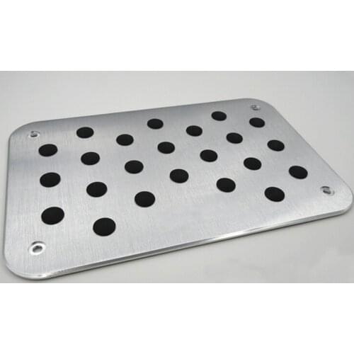 TTCR-II For VW Volkswagen Golf 5/Golf 6/Jetta MK5/Scirocco/Touran/Tiguan Universal Floor Carpet Mat Pedal Pad Footrest Plate