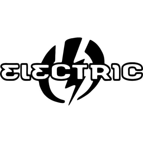 16.6cm*7.9cm Delicate Feature Design Letters Combined With Lightning ELECTRIC Vinyl Car Sticker Unusual Decal for Skoda Stickers