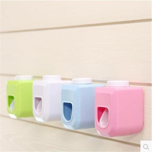 1pc New Automatic Toothpaste Dispenser Wall Mounted Toothpaste Squeezer Tooth Paste Wall Mount Rack Bathroom Toothpaste Holder