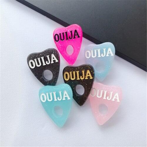 1pc Personality Resin Pins OUIJA Ouija board planchette charms Multicolor OUIJA Brooches for kids Coat decoration Jewelry Gifts