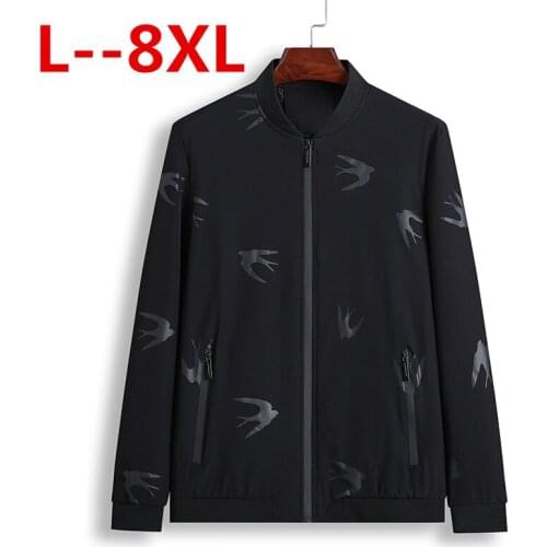 10XL 8XL 9XL 6XL 5XL Mens Jacket New Arrivals Autumn Fashion Long Sleeve Jackets Men Loose Fit Casual Jaqueta Masculina Jackets