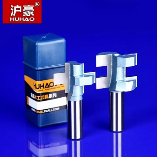 2pcs/set Woodworking Tools Tongue & Groove Router Bits 1/2*3/8-I,1/2*3/8-II -1/2"Shank Tideway 9401