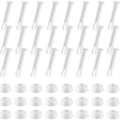 24Pcs ABS Pool Joint Pins, 6cm/2.36in Cap Set Seals for Intex Swimming Pool Replacement Parts 28270-28273