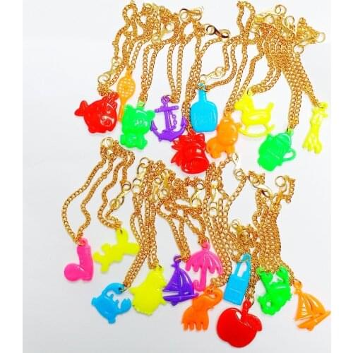 6 pc Metal String Bracelet with Plastic funny animal figure girls Fashion Birthday Party Favors Pinata bag Gift Prize Carnival