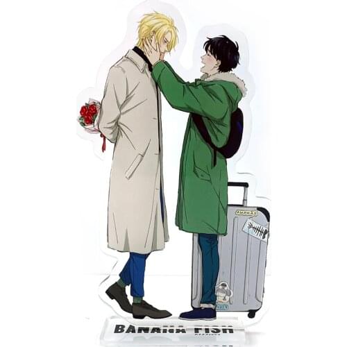 BANANA FISH Ash Okumura Eiji couple acrylic standee figurines desk decoration cake topper anime