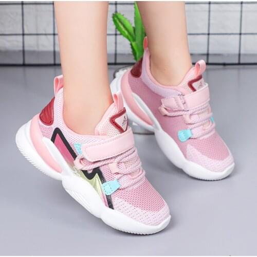 2021 Spring Autumn Children Shoes Boys Girls Sports Shoes Fashion Brand Casual Breathable Outdoor Kids Sneakers Running Shoes