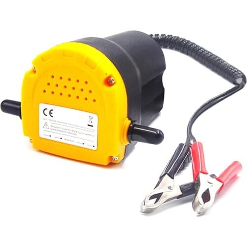 12V Electric Car Oil Pump Crude Oil Fluid Pump Extractor Transfer Engine Suction Pump Tool Tubes for Auto Boat Motorcycle