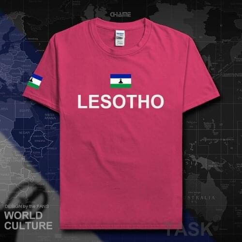 Kingdom of Lesotho LSO mens t shirts 2018 jersey hip hop nation cotton t-shirt fitness brand clothing tees country flag new