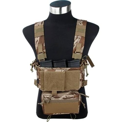 TMC Lightweight SST Multicam Tactical Vest SS Modular Chest Rig Set A Chest Hanging Sand Tigerstripe 500D Cordura