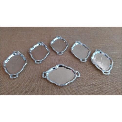 Tray Mini Oval Silver (12 Pack) хна для мехенди henna bride veil welon