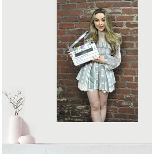 Custom High Quality Sabrina Carpenter Canvas Painting Wall Canvas Poster Cloth Print DIY Fabric Poster