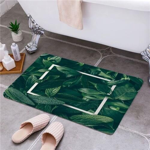 Woods Entrance Door Floor Mat Door Mat Non-Slip Foot Pad Home Welcome Carpet For Hallway Bath Kitchen Doormat