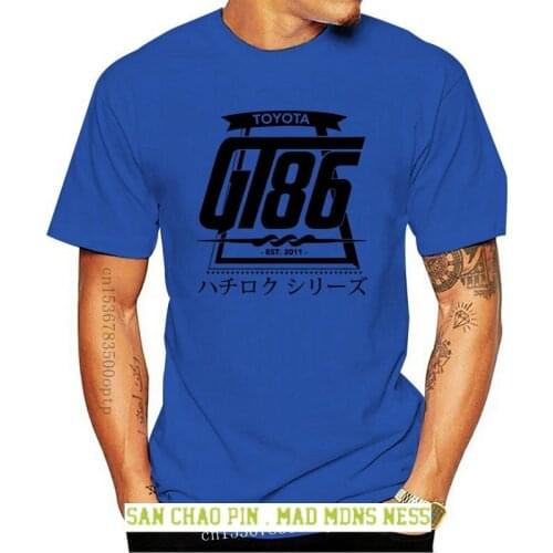 2020 Newest Mens T Shirt Japanese Classic Car GT86 Logo T-Shirt. Sizes S M L XL XXL White High Quality 100% Cotton Brand New