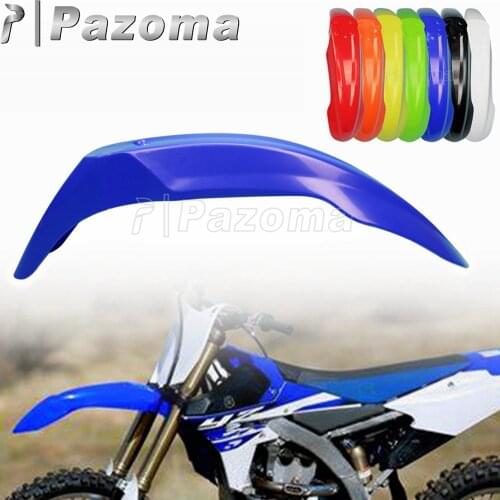 Motorcycle Supermoto MX Motocross Enduro Dirt Bike ABS Plastic Front Fender Mudguard for Yamaha YFZ450 YFZ 450 WR YZ 125 250