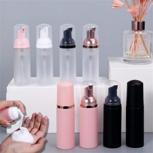 50ml Plastic Foaming Bottle Soap Mousses Liquid Dispenser Empty Shampoo Lotion Bottling Foam Refillable Bottles