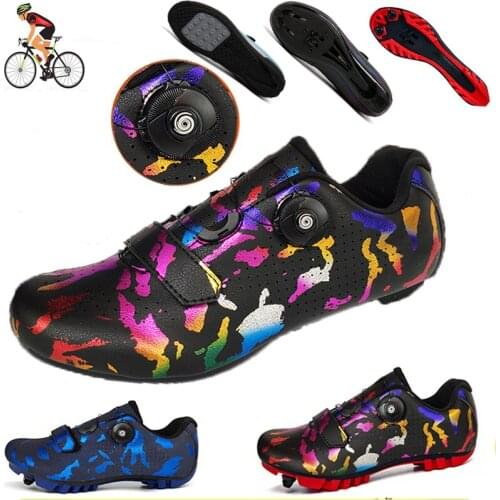 Unisex Professional Road Cycling Shoes Cycling Shoes Mens Self-locking SPD-SL Couple Bicicleta Carretera Women Sneakers