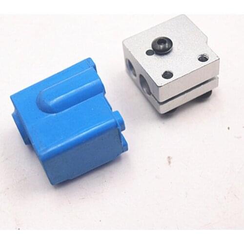 Silicone Socks for Volcano Block and Fixings (Thermistor Clamping) for Reprap Prusa i3 3D printer hotend