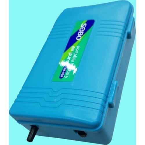 Ultra Silent Aquarium Air Pump Fish Tank Single Outlet Oxygen Pump Air Pump Dry Cell Battery Operated Aerator Compressor 1pcs