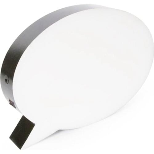 Led Message Handwriting Letter Light Box Speech Bubble Shape Writing Board Add 1 Pen For Birthday Party Wedding