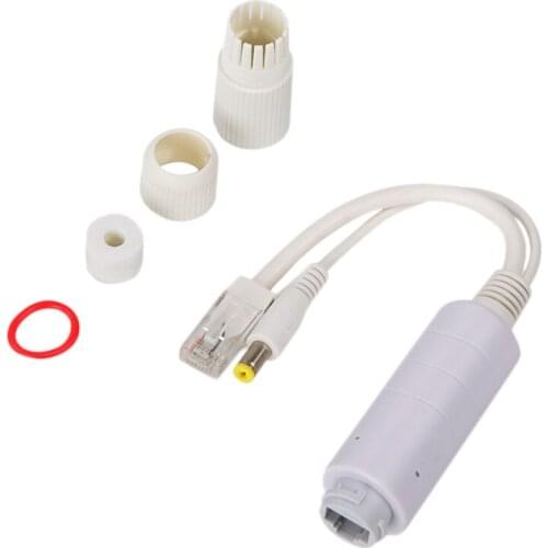 Waterproof FS5712W 10/100M Input 48V DC /0.35A, Output 12V/1A 1500V High Voltage Isolation Poe Splitter