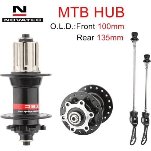 NOVATEC Mountain Bike Hub D041SB D042SB 32/36 Holes Mtb Bushing for 8/9/10/11 Speed MTB Disc Brake Hub Mtb Hubs 32H 36H