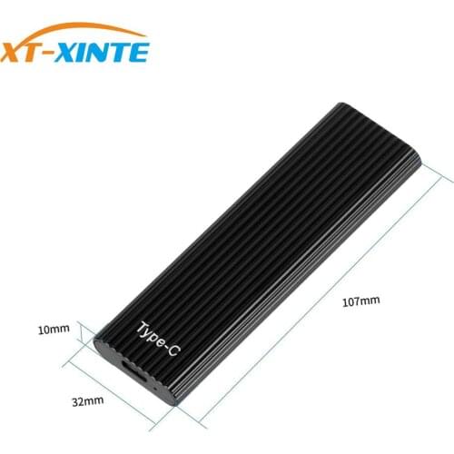 XT-XINTE USB3.1 Type-C to M.2 M Key for NVMe PCI-E 10Gbps SSD Box / Type C M2 for NGFF SATA B Key 6Gbps HDD Enclosure Case