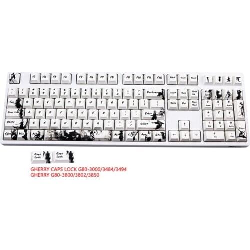 108key Replaceable PBT Keycaps Lettering Keys OEM Injection Mechanical Key Cap