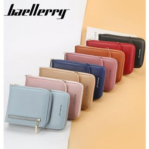 2020 Women Wallet Brand Cell Phone Wallet Big Card Holders Wallet Handbag Purse Clutch Messenger Shoulder Straps Bag