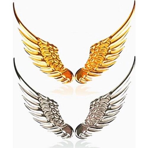 1 Pair Car Styling Fashion Metal Stickers 3D Wings for Infiniti FX35 FX37 EX25 G37 G35 G25 Q50 QX50 EX37 FX45 G20