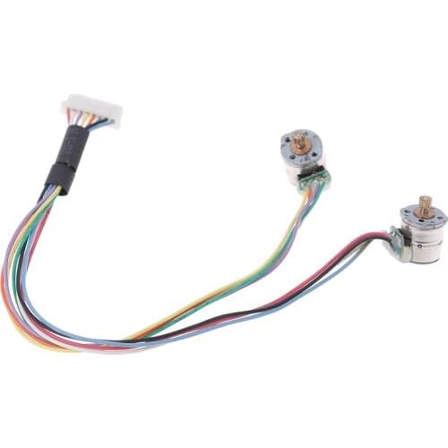 1pc New Mini Stepper Motor Metal Gear 2-phase 4-wire Micro 8mm Stepping Motor