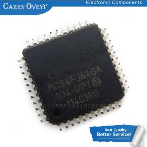 1pcs/lot PIC24FJ64GA004-I/PT PIC24FJ64GA004 PIC24FJ64GA PIC24FJ64 10pc/lot QFP-44 IC In Stock
