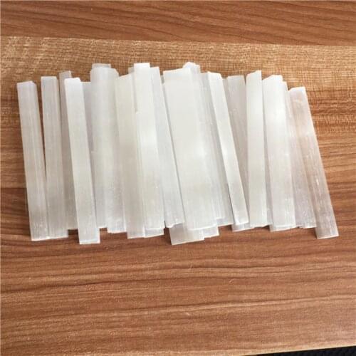 100g Natural Selenite Quartz Crystal Sticks Quartz Crystal Chips Natural Stones and Minerals Specimen For Air Cleanning