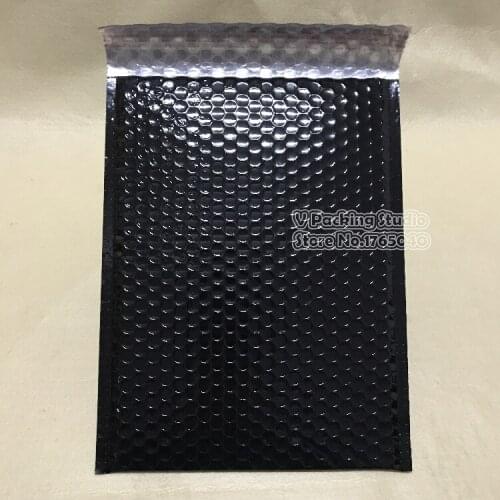 100pcs Black Bubble Envelopes Bags Mailers Padded Shipping Envelope With Bubble Mailing Bag Business Supplies