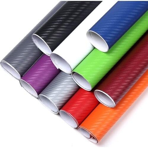30CM x 127CM 3D Carbon Fiber Vinyl Car Wrap Sheet Roll Film Car Stickers and Decals Motorcycle Car Styling Accessories