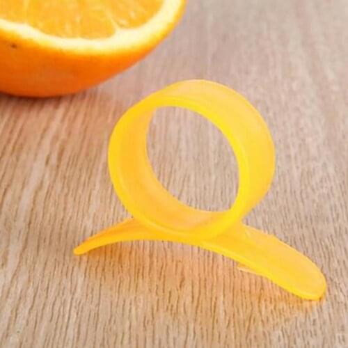 5pcs/set Ring Peeler Finger Shape Lemons Orange Citrus Kitchen Stripping Ring Orange Opener Quickly Peeler Tools W5V2