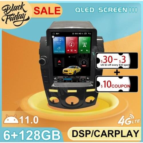 Android 11 6G+128GB Tesla Style for KIA Fcrte 2009 - 2016 GPS Car Navigation Multimedia Video Stereo Player Radio Carplay 2 DIN