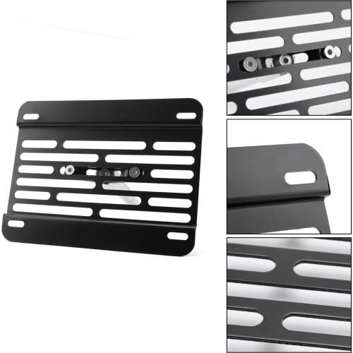 Artudatech Car Universal Car Front Bumper Tow Hook License Plate Mounting Bracket Kit For Ford Car Auto Accessories