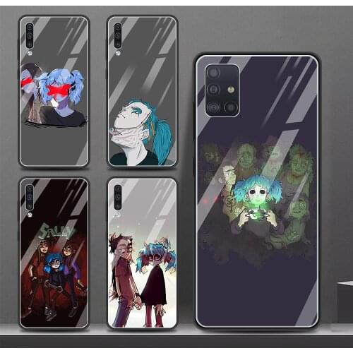 Shell For Samsung A51 A91 A72 A71 A52 A42 A41 A32 A31 A21s A21 A12 A11 A02s A02 A01 Phone Case Coque Sally Face