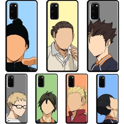 Haikyuu Karasuno Volleyball Anime Case For Samsung Galaxy S21 Ultra S8 S9 S10 Plus Note 9 10 Note 20 Ultra S20 FE Back Cover